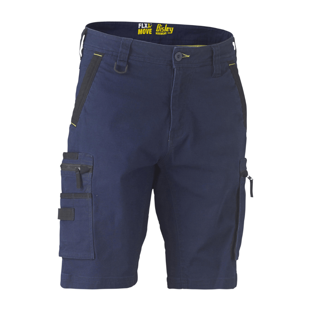 Bisley Bshc1330 Flx And Move Stretch Utility Zip Cargo Short