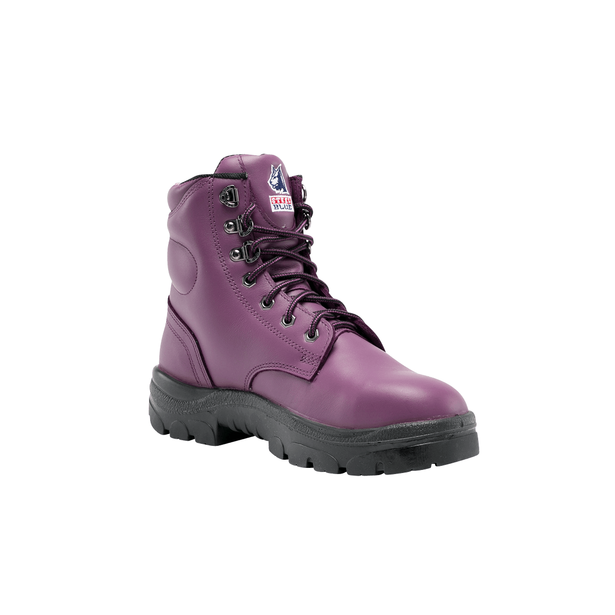 Purple sales safety boots