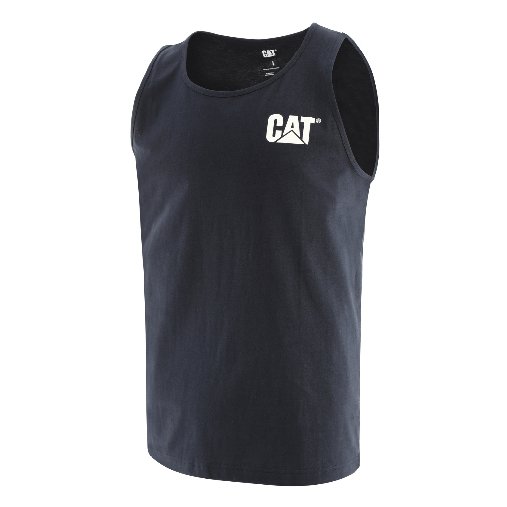 Cat Workwear Trademark Singlet