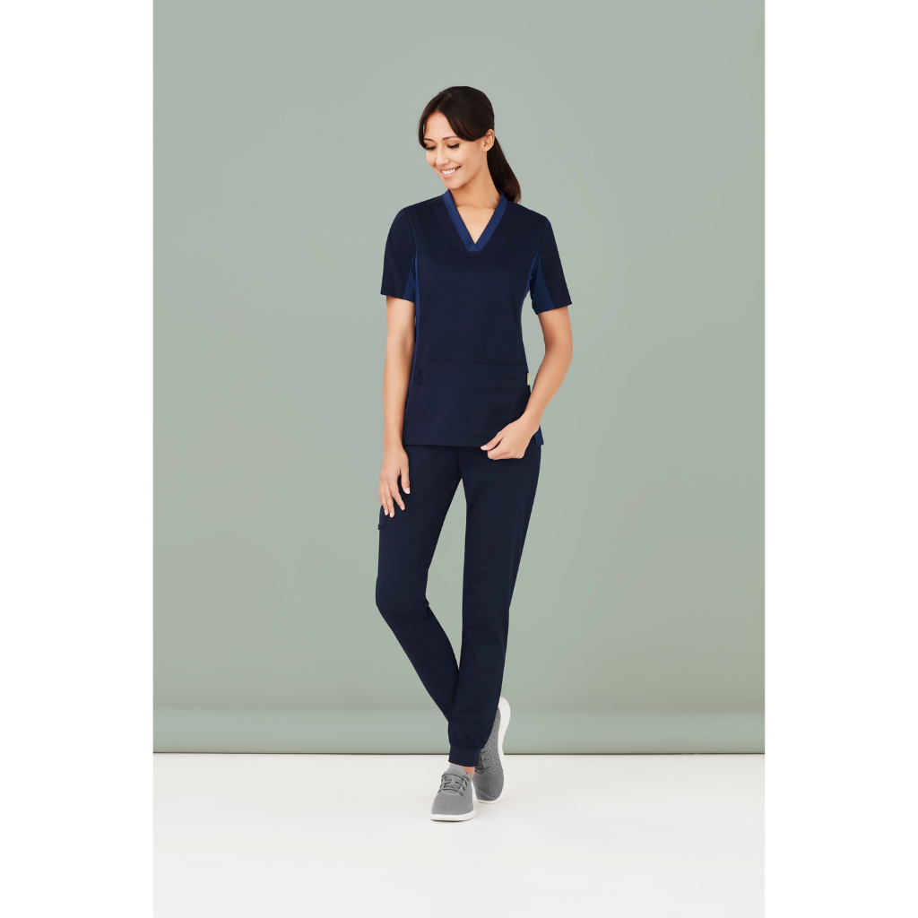 Biz Care CSP042LL Riley Womens Slim Leg Jogger Scrub Pant