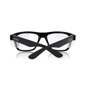 SafeStyle Fusions Black Frame/Clear UV400 Lens glasses