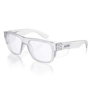 SafeStyle Fusions Clear Frame/Clear UV400 Lens glasses