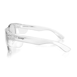 SafeStyle Fusions Clear Frame/Clear UV400 Lens glasses