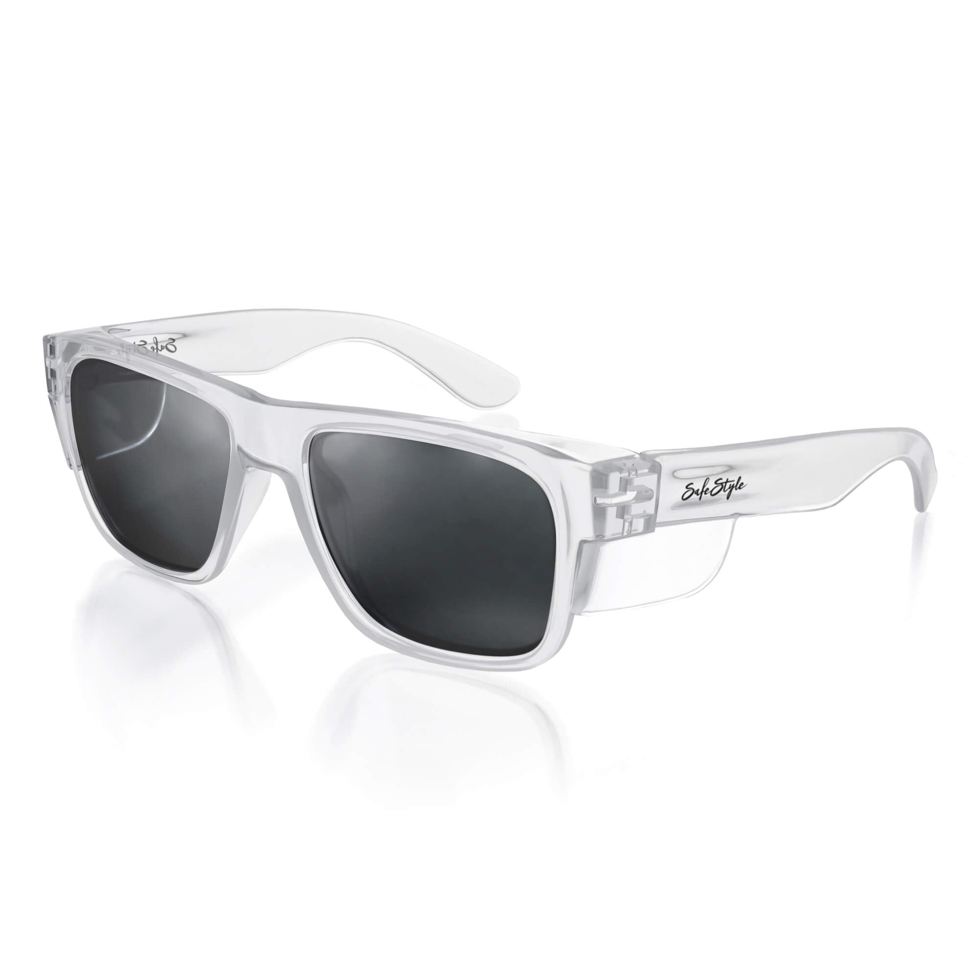 SafeStyle Fusions Clear Frame/Polarised Lens glasses