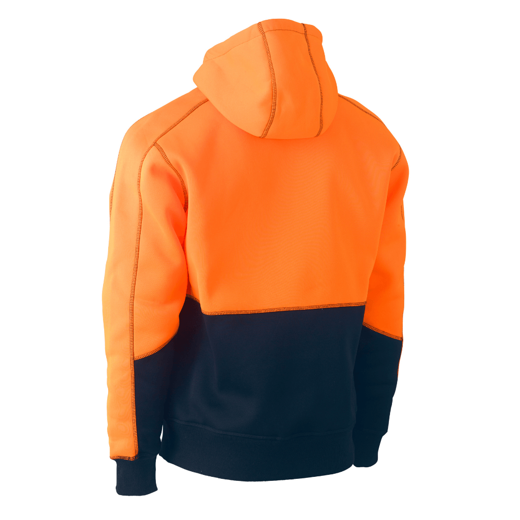 Bisley Bk6619 Hi Vis Fleece Hoodie Pullover