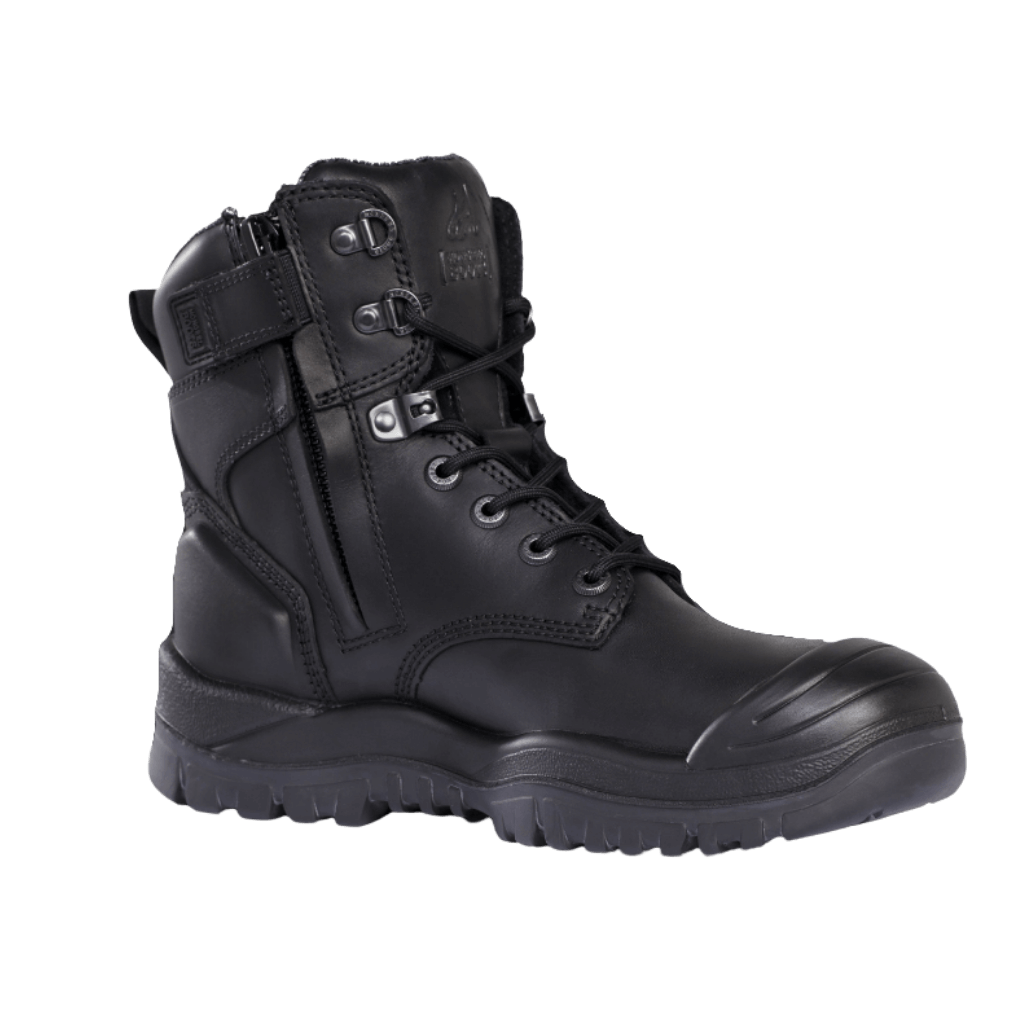 Mongrel 561020 High Leg Zipsider Safety Boot W/ Scuff Cap - Vibram Sole ...
