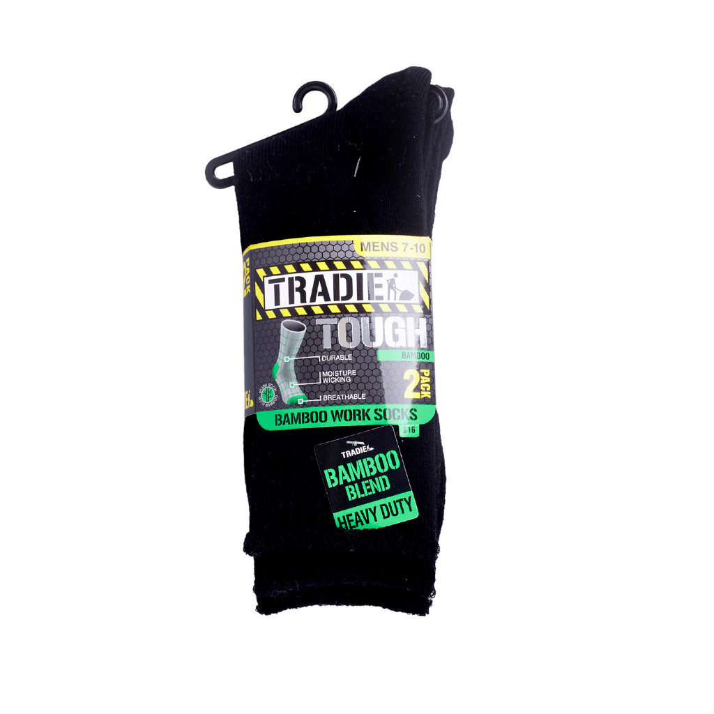 Tradie Mens 2pk Bamboo Sock