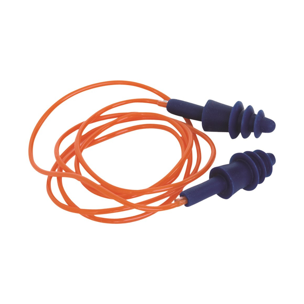 ProSafety Prosil Reusable Corded Silicon Earplugs