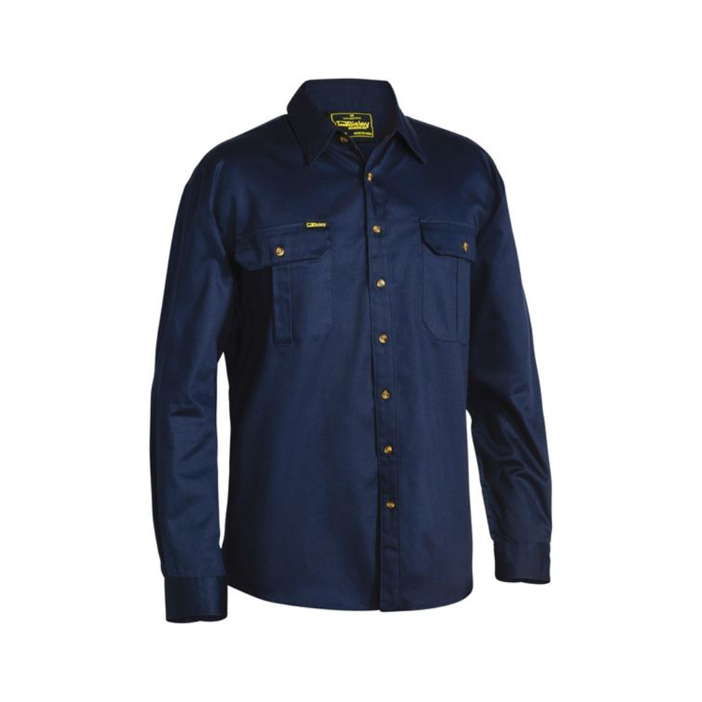 Bisley BS6433 Cotton Drill Long Sleeve Shirt