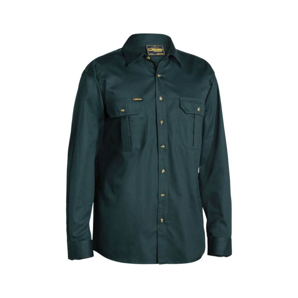 Bisley BS6433 Cotton Drill Long Sleeve Shirt