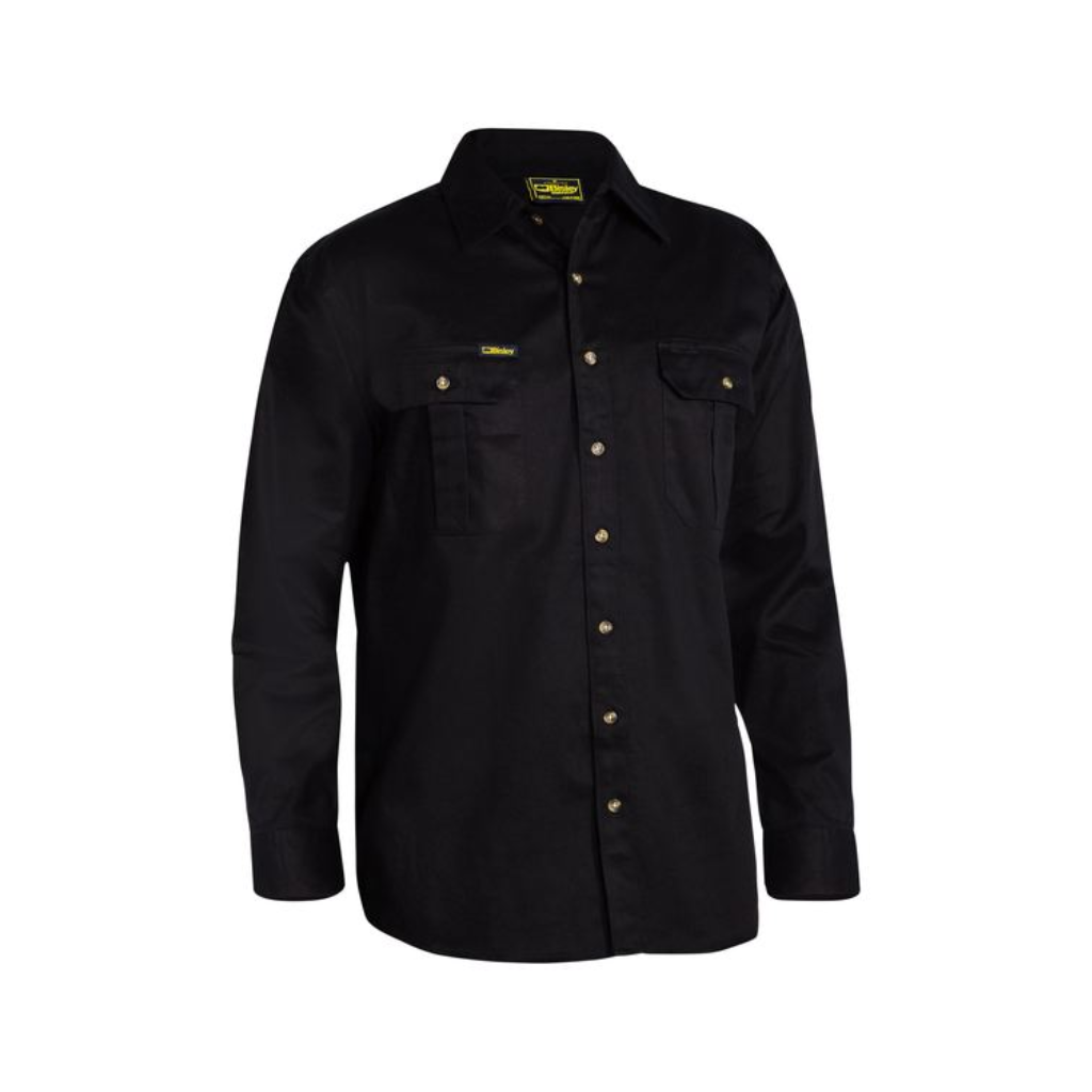 Bisley BS6433 Cotton Drill Long Sleeve Shirt