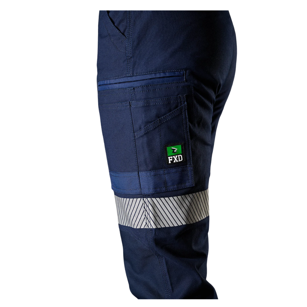 FXD WP-4WT Womens Taped Stretch Cuffed Pants - Navy