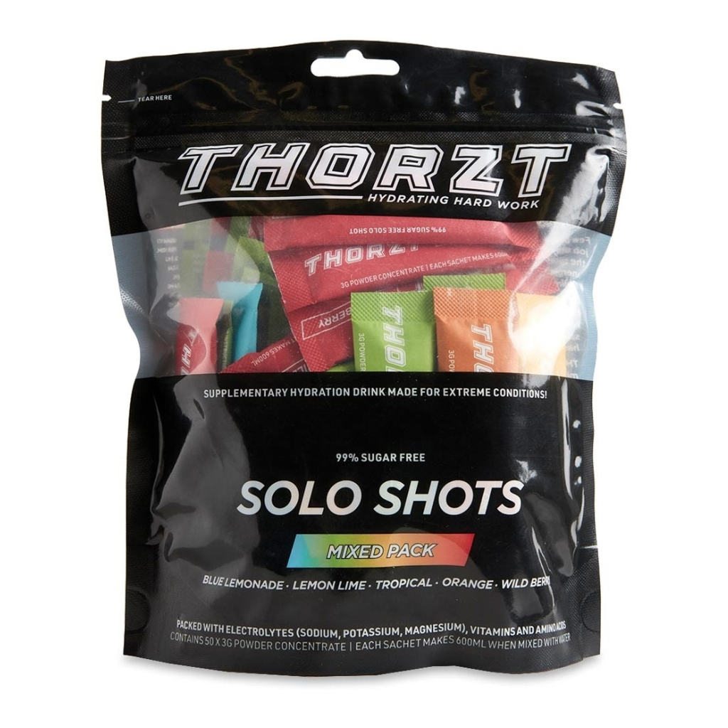 Thorzt Sugar Free Solo Shot Mixed Flavours 50 Pack