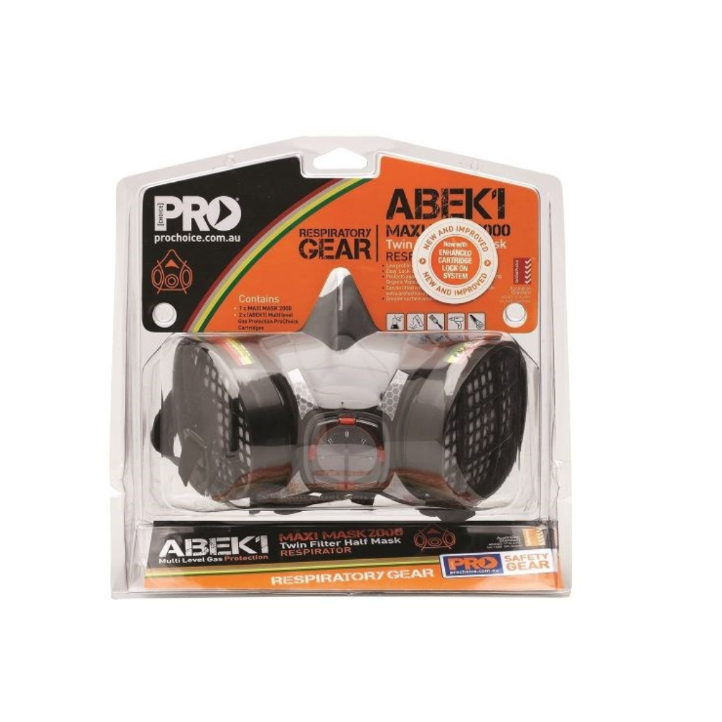 ProChoice Respirator Assembled Half Mask with ABEK1 Cartridges
