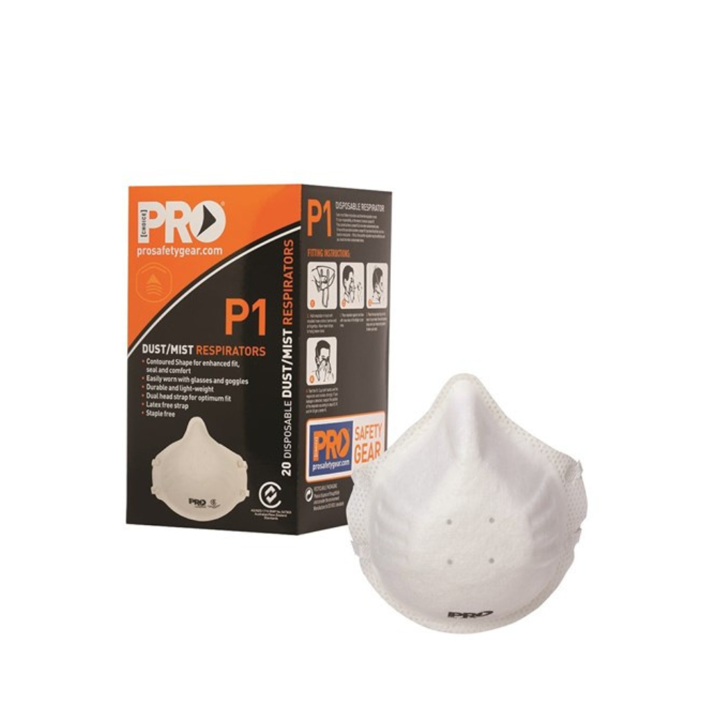 ProChoice Respirator Disposable Dust Mask P1 - Box of 20