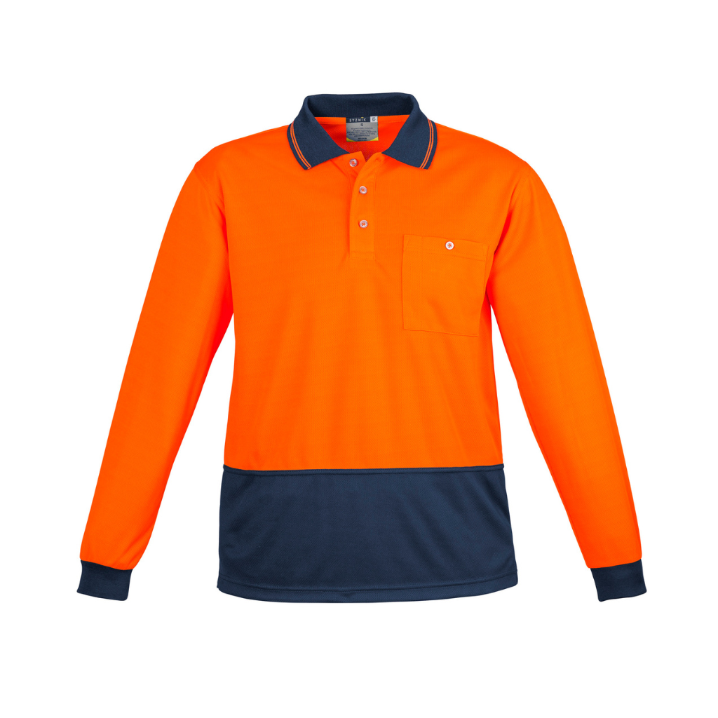 Syzmik ZH232 Hi Vis Polo Long Sleeve