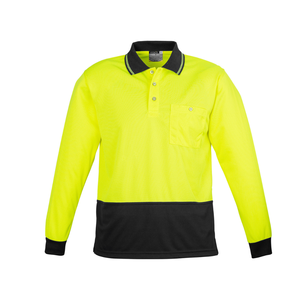 Syzmik ZH232 Hi Vis Polo Long Sleeve