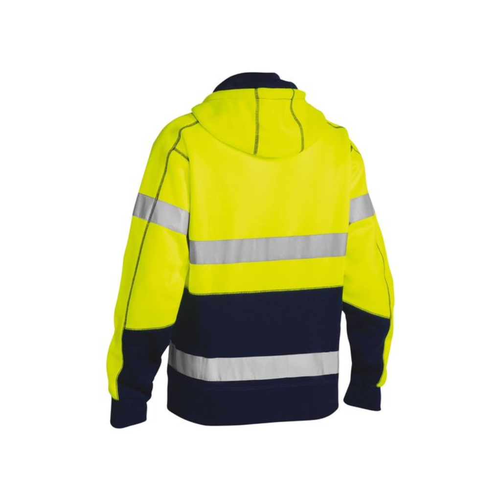 Bisley BK6819T Mens Hi Vis Taped Fleece Hoodie