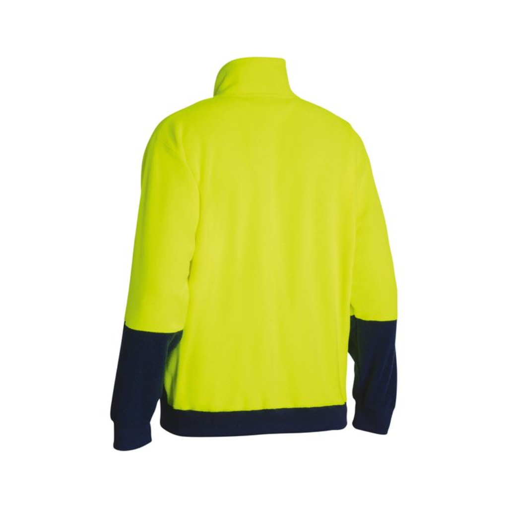 Bisley BK6889 Polar Fleece hi vis zip pullover