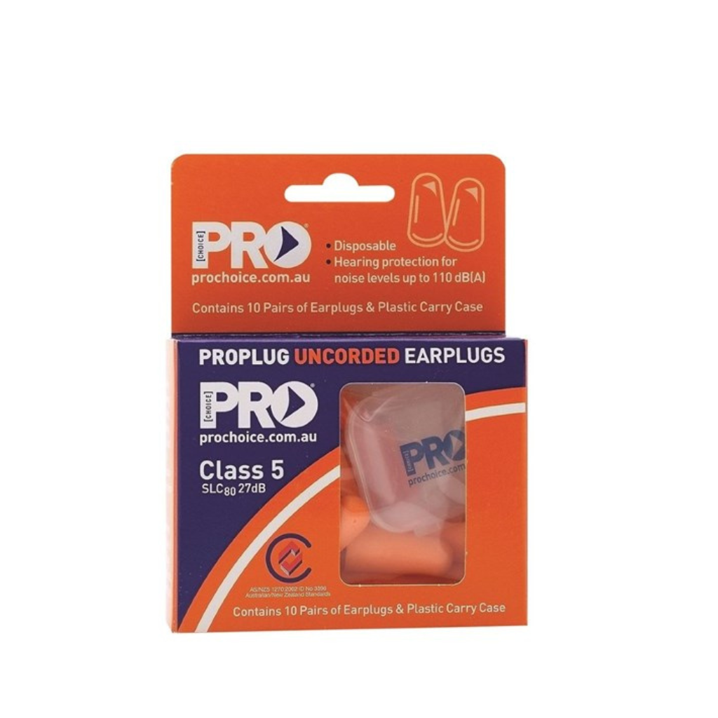 ProChoice Earplugs Disposable Uncorded 10 Pack
